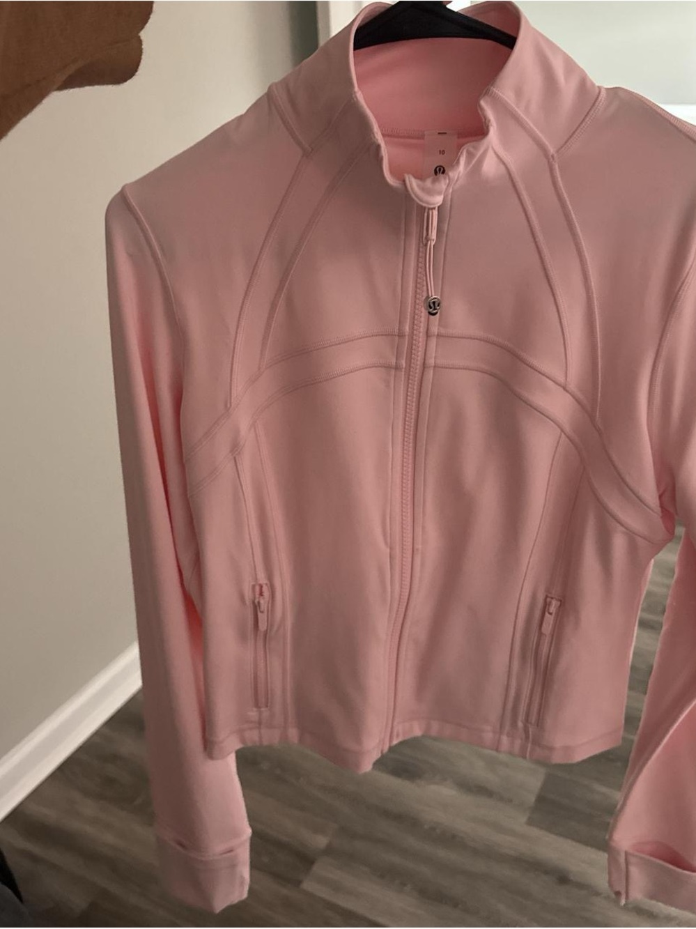 lululemon athletica Light Pink Full-Zip Bomber Jacket